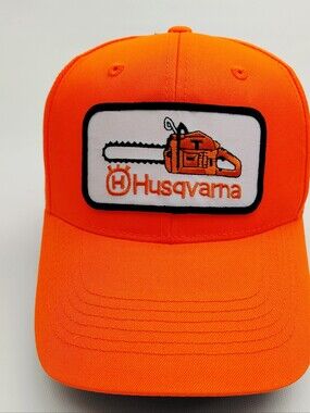 Men's Orange Logo Patch Cap